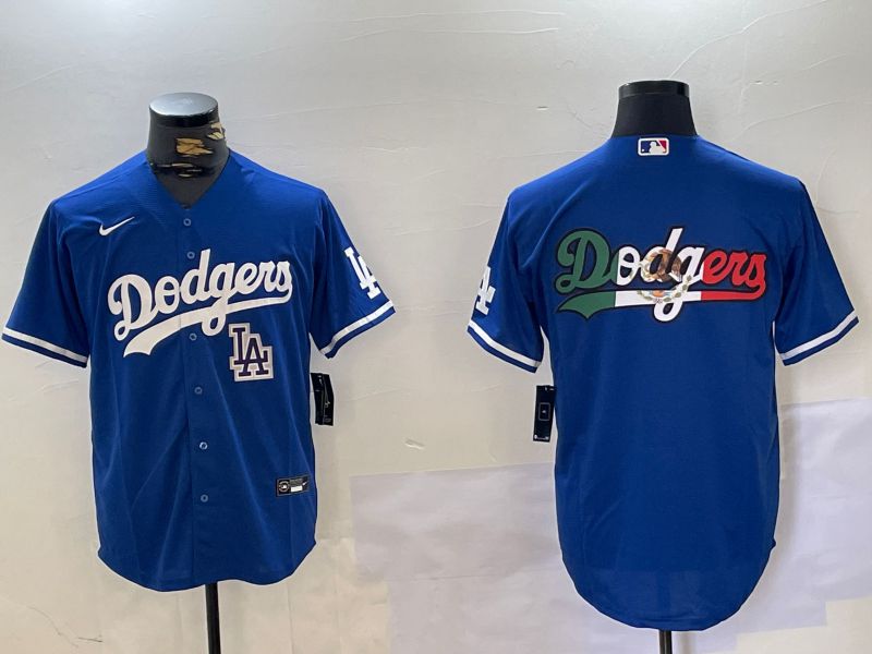 Men Los Angeles Dodgers Blank Blue Game 2024 Nike MLB Jersey style 10173->new york yankees->MLB Jersey